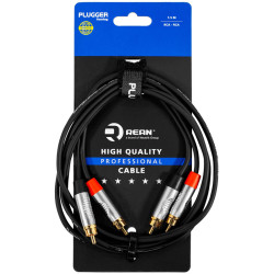 Stereo cable, male RCA - male RCA 1,50m 