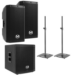 Pack AS 110 (la paire) + AS 812 Sub + Plugger ST18