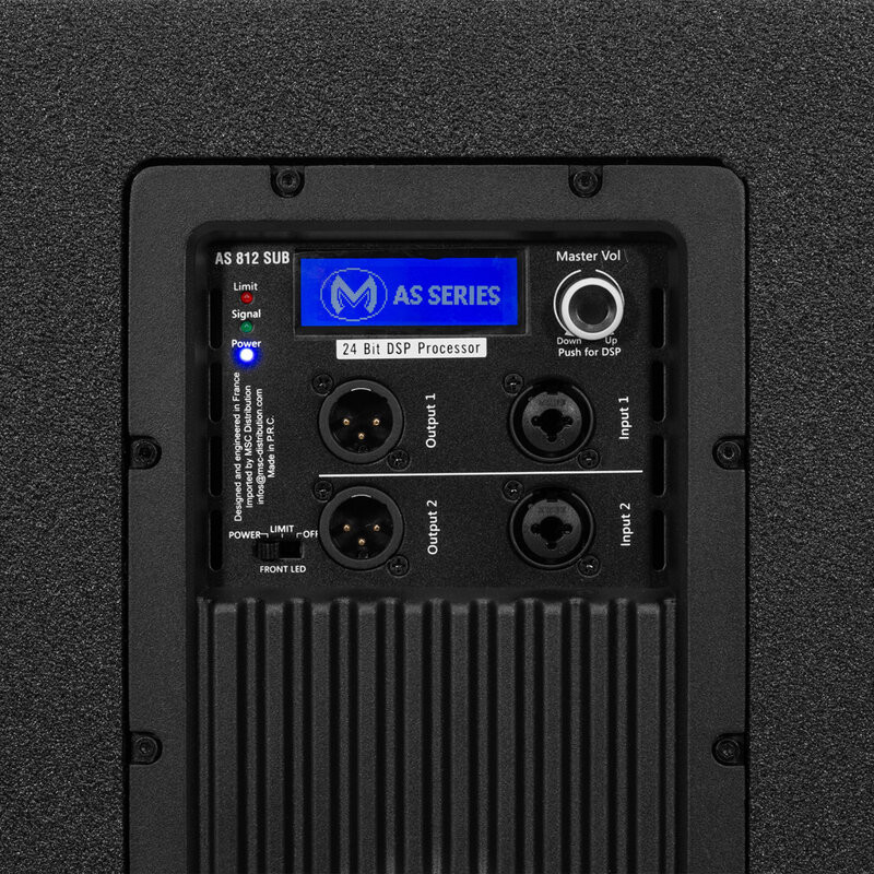 Pack AS 110 (la paire) + AS 812 Sub + Plugger ST18