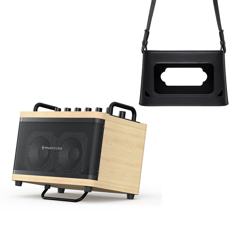 Tiny Box D2 – Oak + Black Vintage Bag