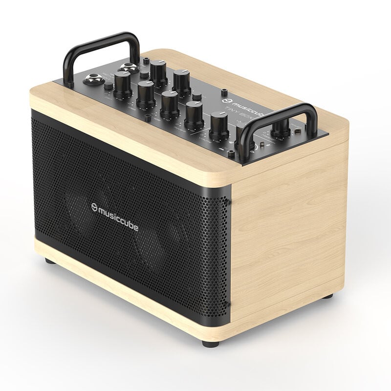 Tiny Box D2 – Oak + Black Vintage Bag