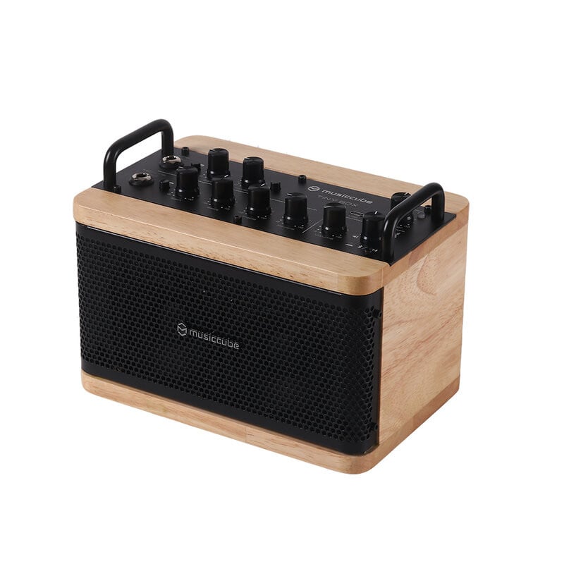 Tiny Box D2 – Oak + Black Vintage Bag