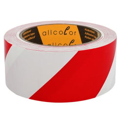 Warning Tape 511 white-red