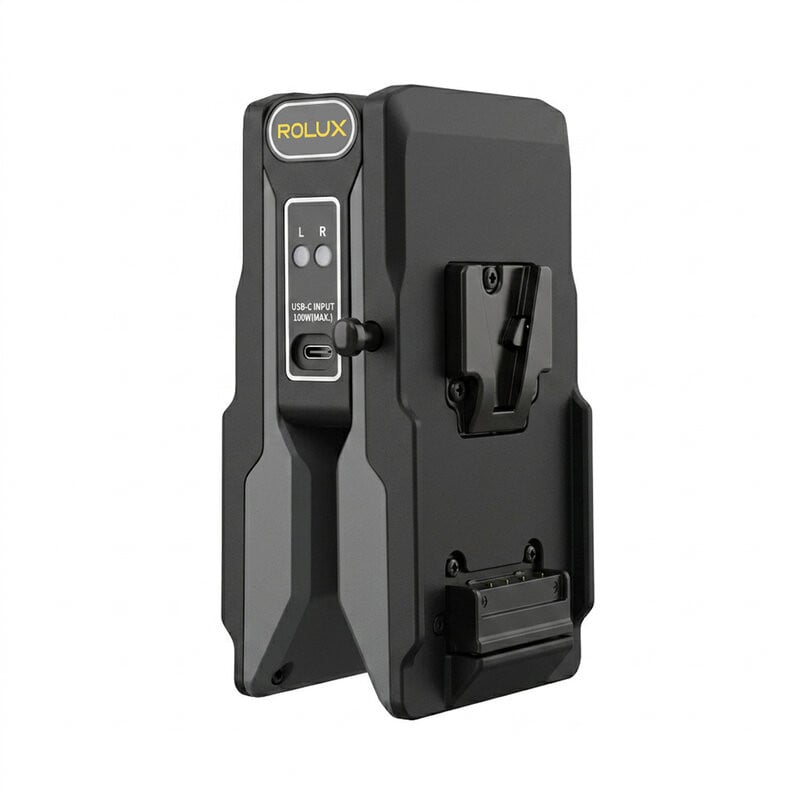 Foldable Dual V-Mount Charger (PD Powered)