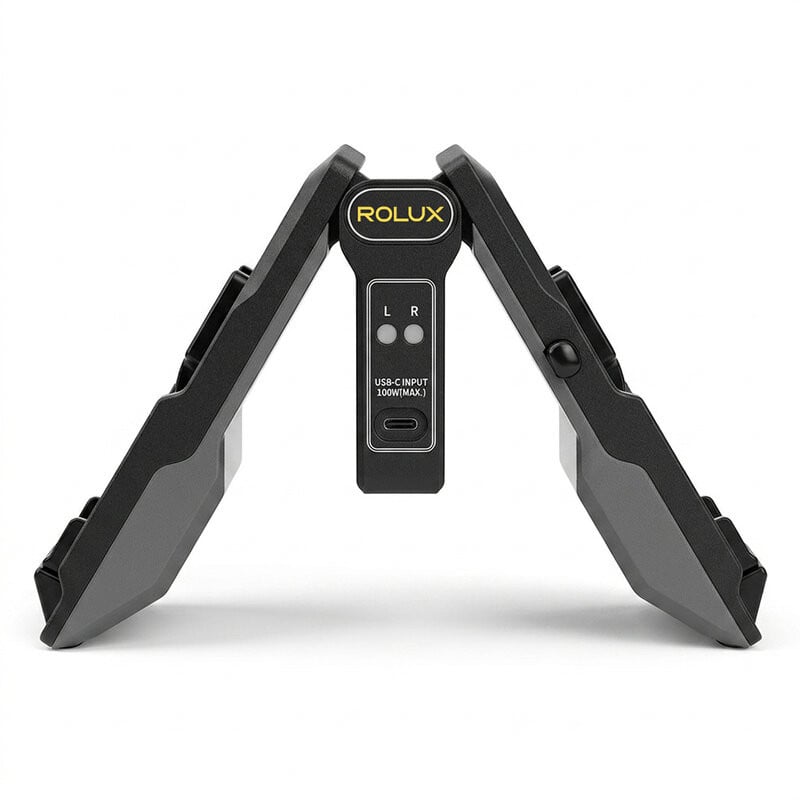Foldable Dual V-Mount Charger (PD Powered)