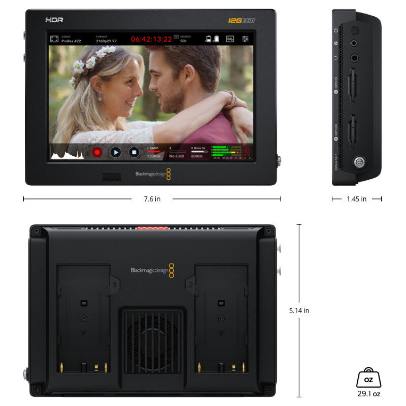 Blackmagic Video Assist 7 12G HDR