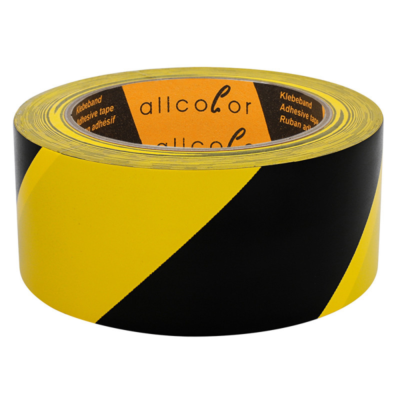 Warning Tape 510 black-yellow 