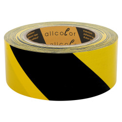 Cloth Warning Tape 650 black-yellow 