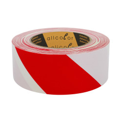 Cloth Warning Tape 650 white-red 