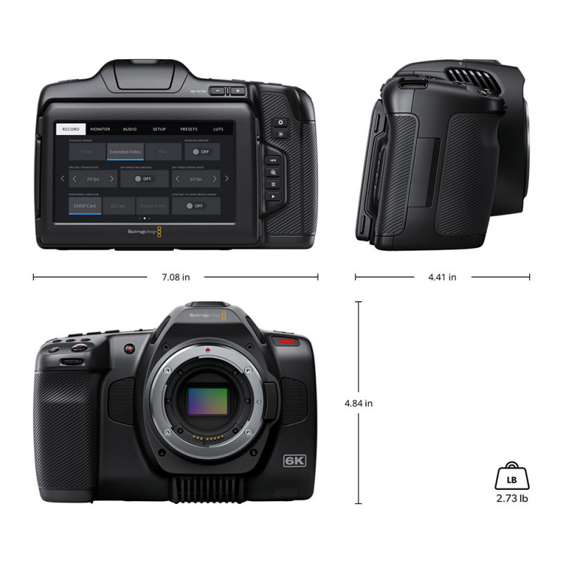 Blackmagic Pocket Cinema Camera 6K Pro