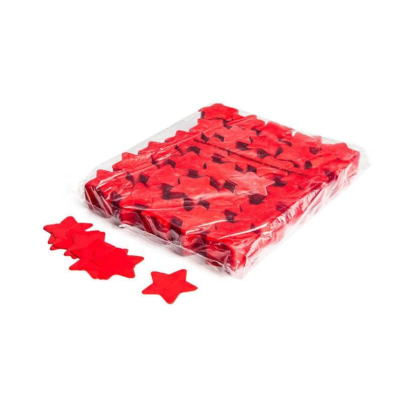 Slowfall confetti stars - Red