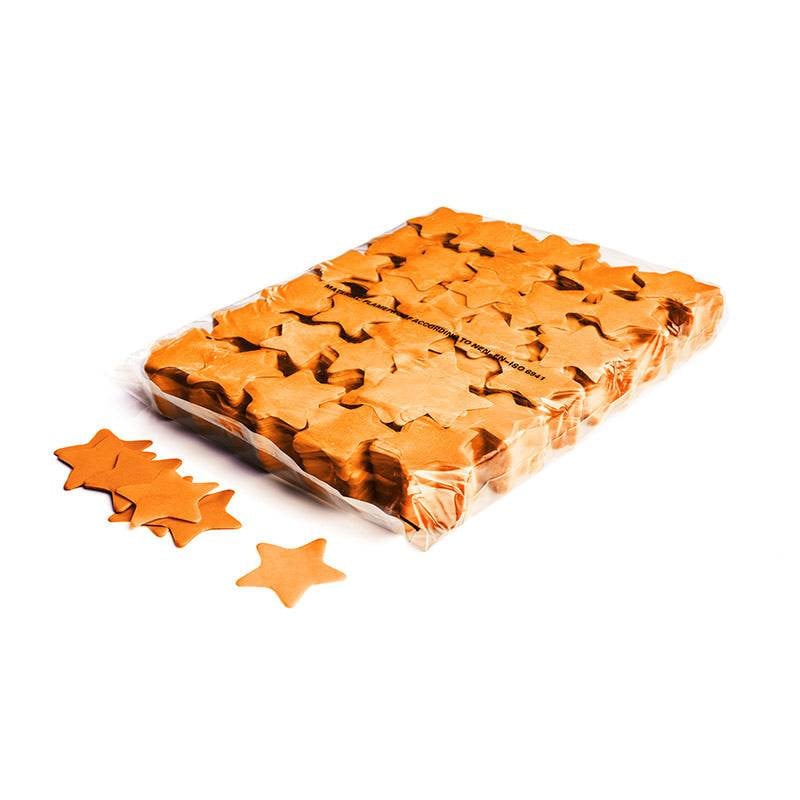 Slowfall confetti stars - Orange