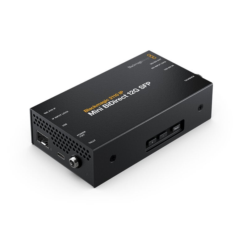 Blackmagic 2110 IP Mini BiDirect 12G SFP