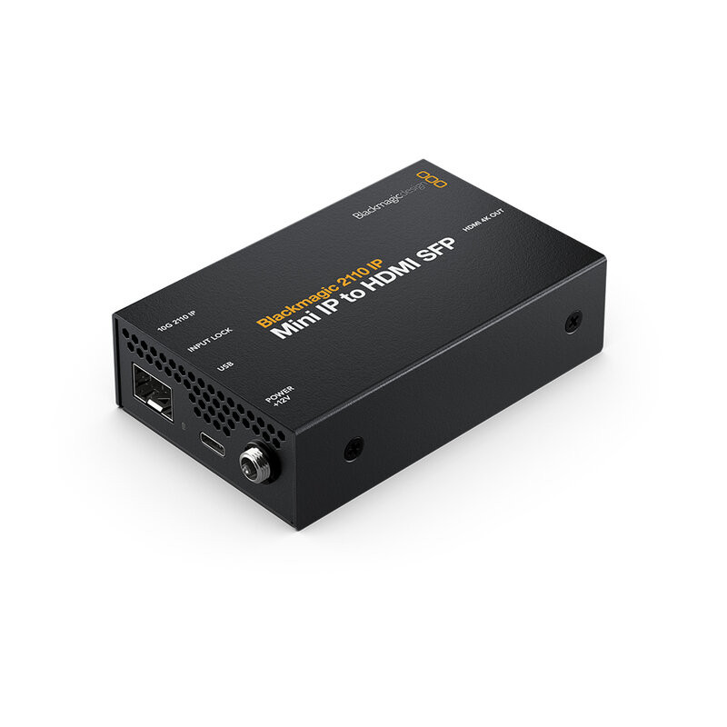 Blackmagic 2110 IP Mini IP to HDMI SFP