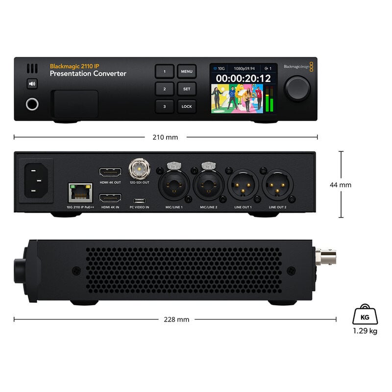 Blackmagic 2110 IP Presentation Converter