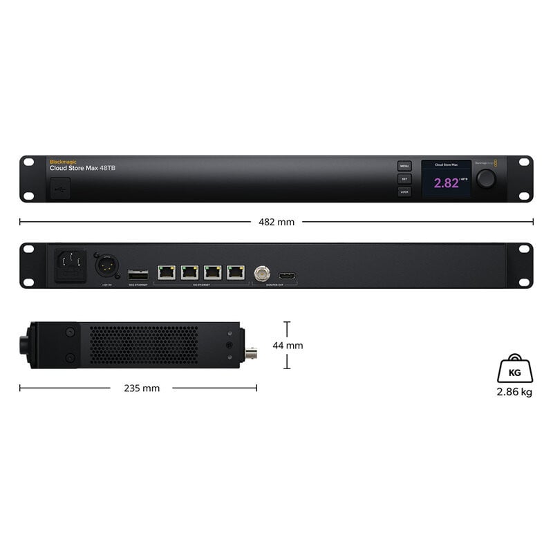 Blackmagic Cloud Store Max 48TB