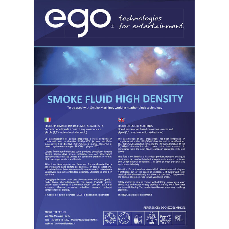 EGO - SMOKE FLUID -  HIGH DENSITY