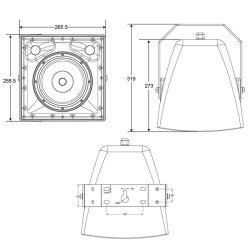 EXT106 - Enceinte proj. son 6,5