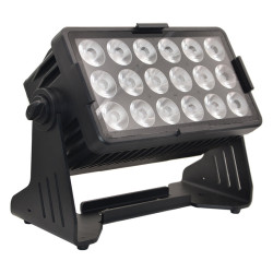 Battery powered IP65 Spotlight 18x10 set 4 + fligh