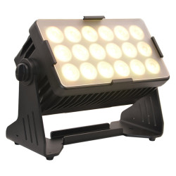 Battery powered IP65 Spotlight 18x10 set 4 + fligh