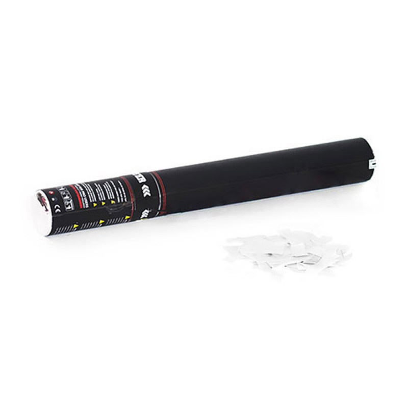 Handheld Cannon 50 cm confetti - White