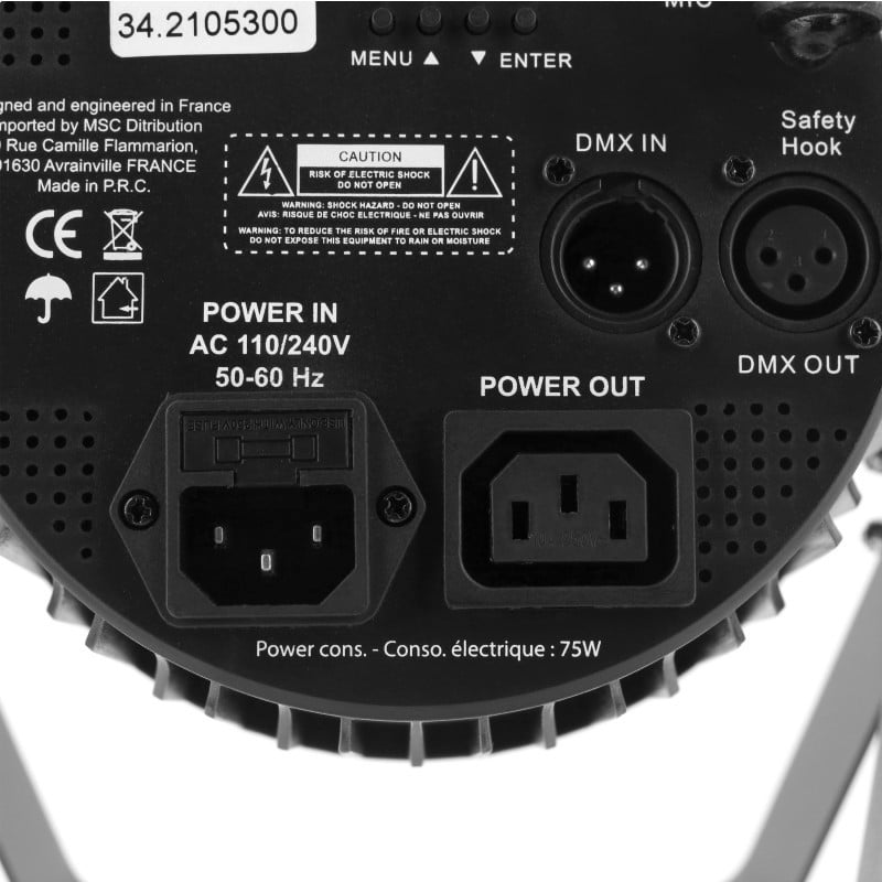 FLAT PAR 7X12W 6IN1  