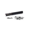 Handheld Cannon 28 cm metallic confetti - Silver 