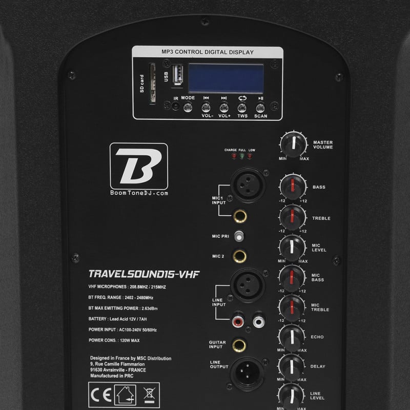 TRAVELSOUND15-VHF 