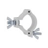 ALU CLAMP101-V2 W - Collier pour tube 50mm, 75kg -