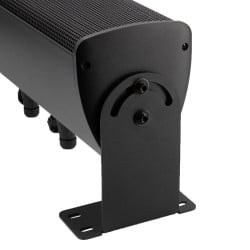 FIXlineB - Wall support for black horizontal colum