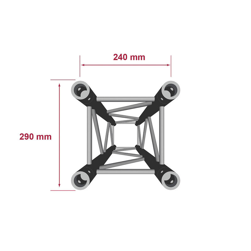 QUATRO-300 blk - Quatro 290 heavy  lg 300cm + coup