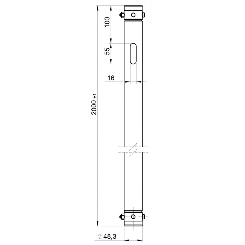 BT-TRUSS Tube BLK 2000 