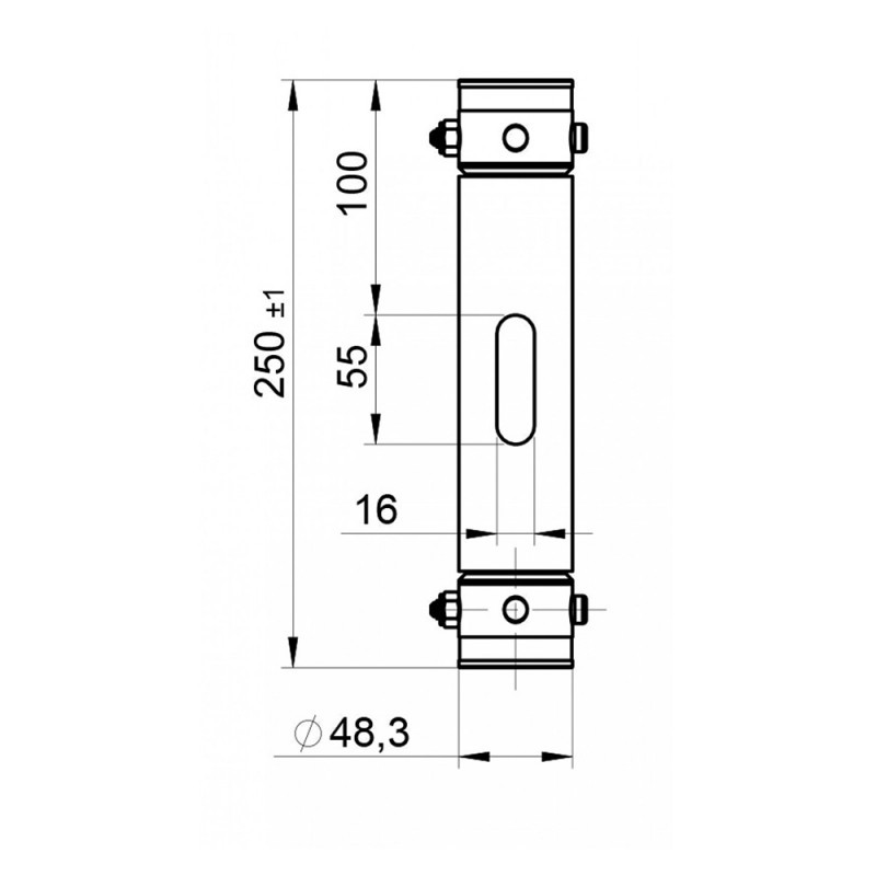 BT-TRUSS Tube BLK 250 