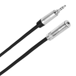 Female stereo mini-jack - male stereo mini-jack ca